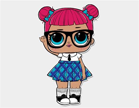 Printable LOL Doll Coloring Pages PDF - Coloringfolder.com | Lol