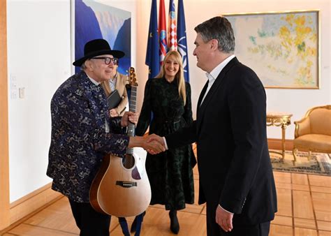 President Milanovi Receives Nenad Bach Founder Of Pingpongparkinson