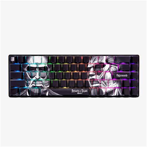 Attack on Titan x Higround Titan Keyboard - Tophiground