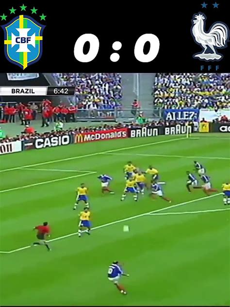 France 🇫🇷 Vs Brazil 🇧🇷 World Cup Final 1998🔥 Football Foryou Fyp