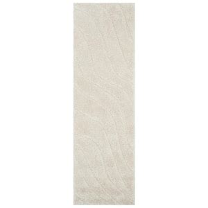 Safavieh Florida Shag Cream Beige Ft X Ft Solid Area Rug Sg