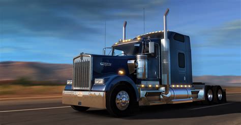 American Truck Simulator Adds Kenworth W900 Improves Gamewatcher