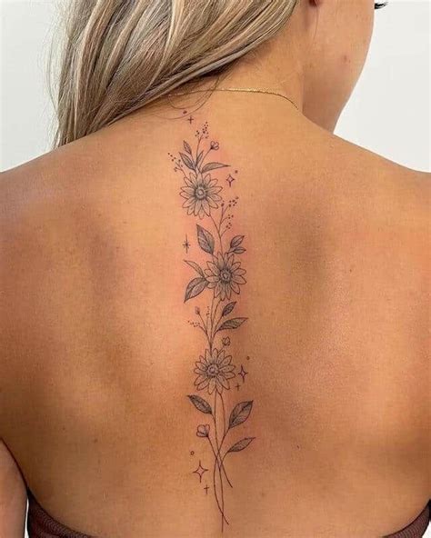 Unique And Meaningful Back Tattoos For Women Spine Tattoos For