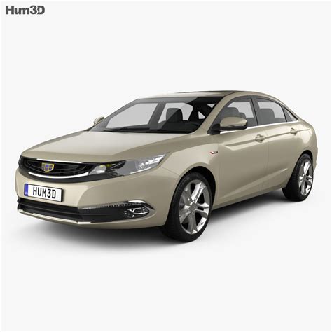 Geely Emgrand GL 2019 3D model - Vehicles on Hum3D