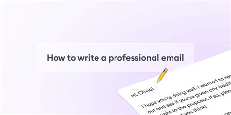 How To Write A Professional Email With Examples