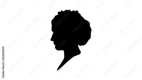 Florence Nightingale Silhouette The Lady With The Lamp Stock Vector