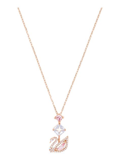 Swarovski Dazzling Swan Women S Necklace Size 38 2 5x1 Cm