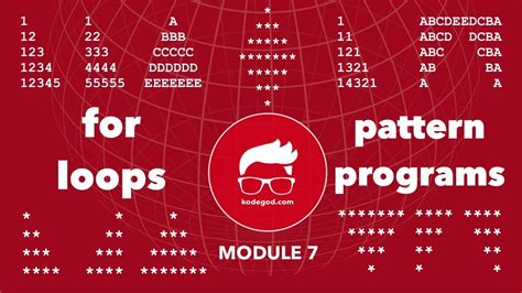 Full Module 7 Pattern Programming Using For Loops Learn To Code Youtube