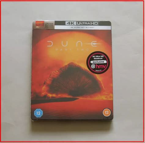 DUNE PART TWO 2 Uk 4K Ultra Hd Blu Ray Steelbook New Sealed 88