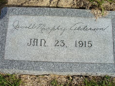 Jewell Sample Murphy Alderson 1915 2012 Find A Grave Memorial