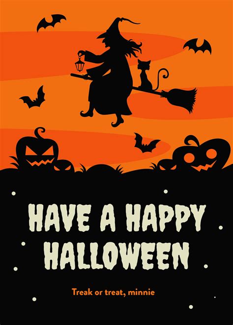 Halloween Day Wishes In Psd Illustrator Svg Word Eps Png