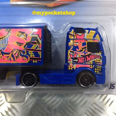 Reserved Hot Wheels Mercedes Benz Actros Rig Truck Hotwheels Track Stars Licensed