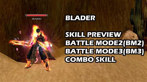 Cabal Online Blader Skill Preview Battle Mode2bm2 Battle Mode