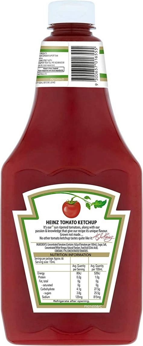 Heinz Tomato Ketchup 1 Ltr Jiomart