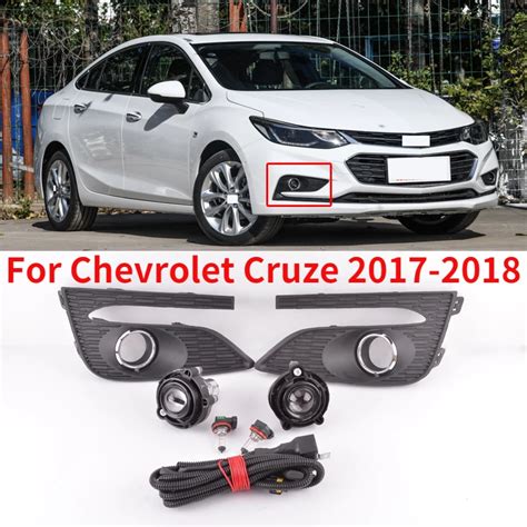 CAPQX For Chevrolet Cruze 2017 2018 Front Fog Lamp Fog Light Running