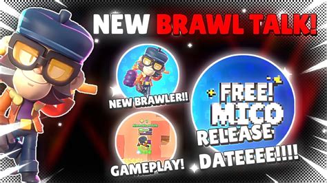 NEW BRAWLER Mico Mico Release Date Mico Gameplay Brawlstars