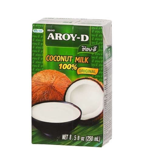 Aroy D Coconut Milk Uht 250ml Tokogembiranl