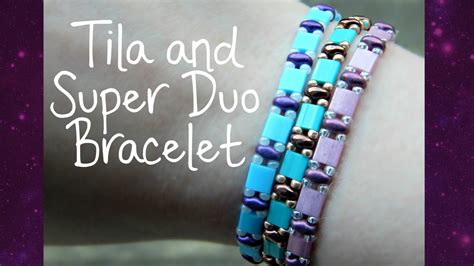 Diy Tila And Super Duo Bead Elastic Bracelet ¦ The Corner Of Craft