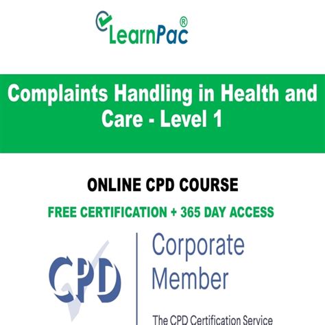 Complaints Handling Training Level 1 Online Cpd Course