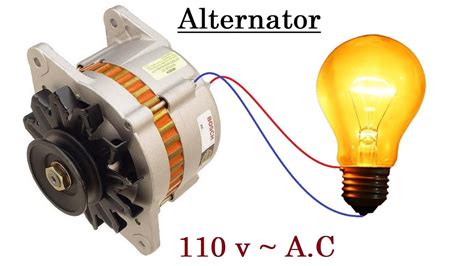 110v Ac From A 12v Car Alternator New Idea Youtube