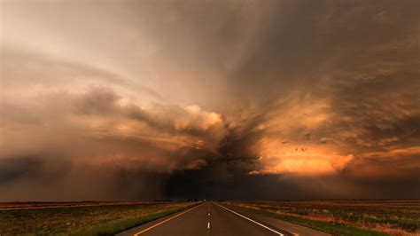 Nature Landscape Beauty Beautiful Sky Clouds Road Storm