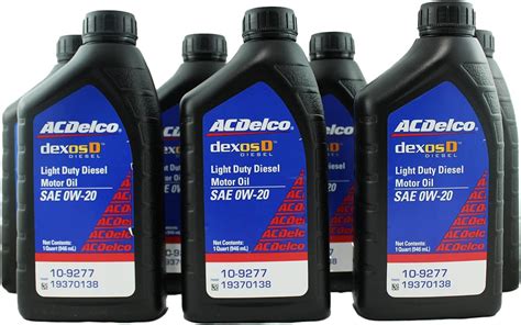 AC Delco dexosD Aceite de motor diésel ligero 0W 20 aceite de motor