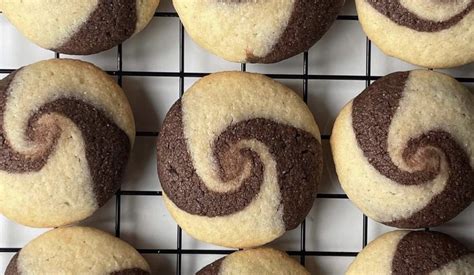 Chocolate Swirl Naankhatai Shortbread Swirl Cookies This Mom S Kitchen