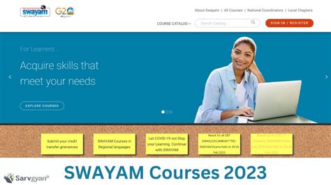 SWAYAM Courses 2023 List, swayam.gov.in Registration, Upcoming Courses ...