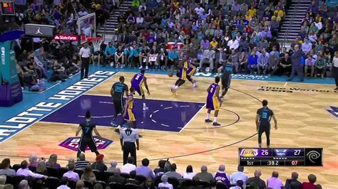 Los Angeles Lakers Vs Charlotte Hornets December 28 2015 Nba 2015 16 Season Youtube