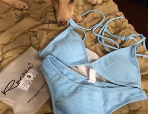 Blue Triangle Bikini On Carousell