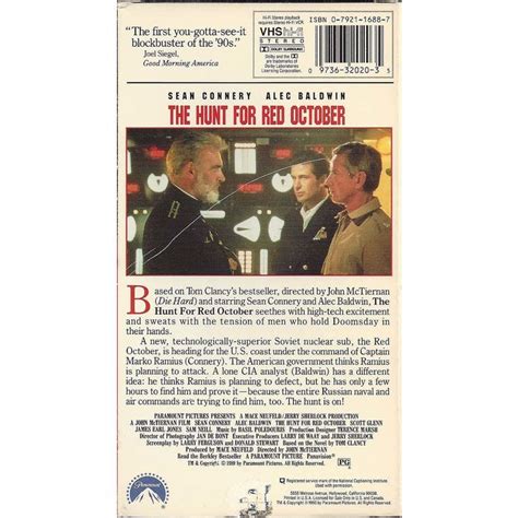 The Hunt For Red October Vhs Tape