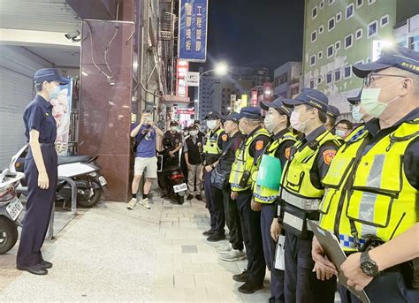 青春專案71日起跑 竹市警局長張素菱630晚間視察暑期勤務並勸導提醒少年