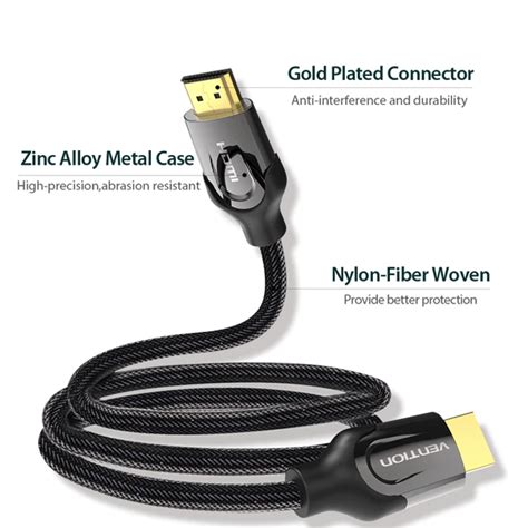 Vention Nylon Braided Hdmi Cable Marvel Africa Technologies