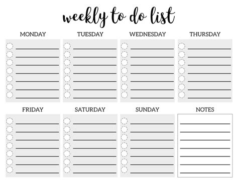 daily   list template notion