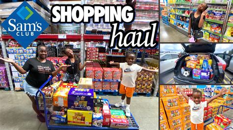 Massive Sams Club Shopping Haul Shopping Vlog Summer Snacks