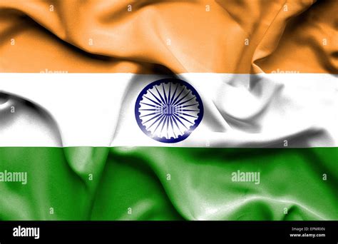 India waving flag Stock Photo - Alamy