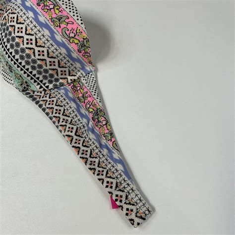 Y K Victorias Secret D Beach Bandeau Bikini Top Pushup Black Pink Yellow Ebay