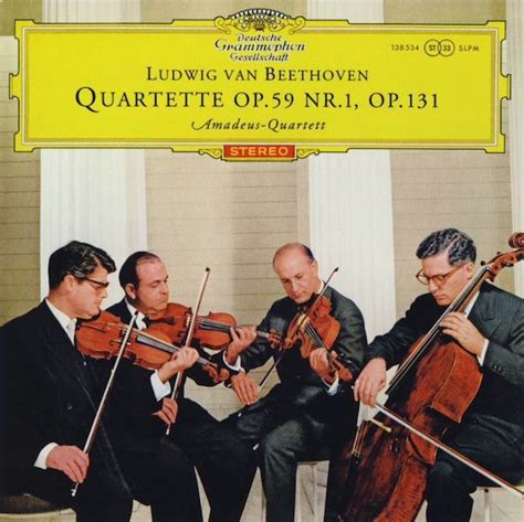 Ludwig Van Beethoven Amadeus Quartet String Quartet In F Major