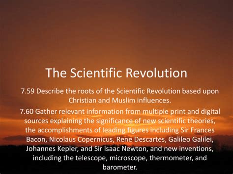 The Scientific Revolution