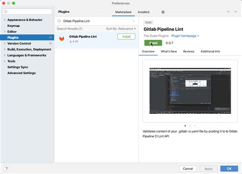 Gitlab Pipeline Lint Intellij Ides Plugin Marketplace