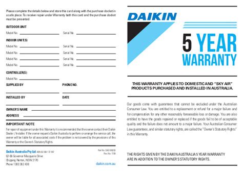 Valley Air Conditioning Warranty Terms And Conditions