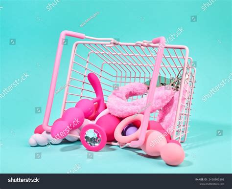 Female Pink Sex Toys Shopping Trolley Stock Photo Shutterstock