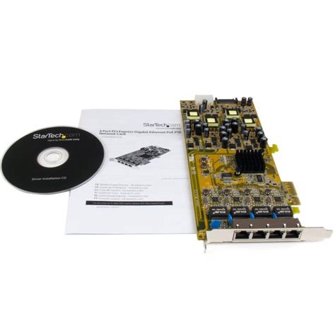 StarTech ST4000PEXPSE Placa De Rede PCIe 4 Portas Gigabit