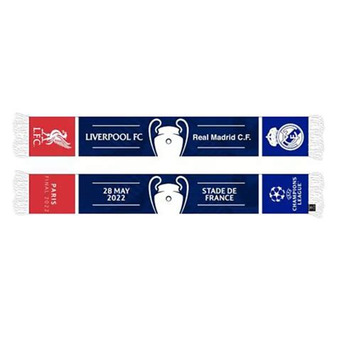 LIVERPOOL REAL MADRID OFFICIAL Cup Final Match Champions League SCARF