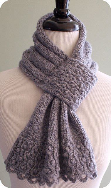 Keyhole Scarves And Shawl Knitting Patterns Scarf Knitting