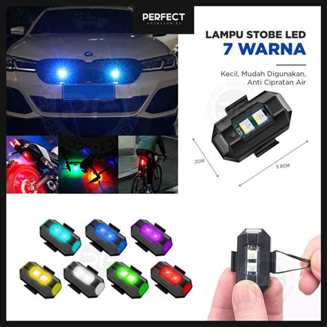 Jual LAMPU LED KEDIP SEPEDA MOTOR MOBIL LAMPU LED USB MODEL PESAWAT