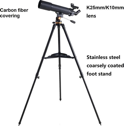 Telescoop 375x Zoom incl 4 lenzen - Sterrenkijker Volwassenen ...