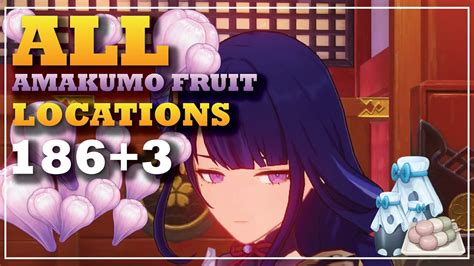 All 186 Amakumo Fruit Location Complete Efficient Route Raiden