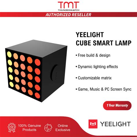 Yeelight Cube Smart Lamp | Gaming Room Must Have | Gaming Music RGB ...