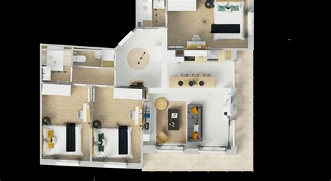 Make 3 Bedroom House Plans Easily - HomeByMe